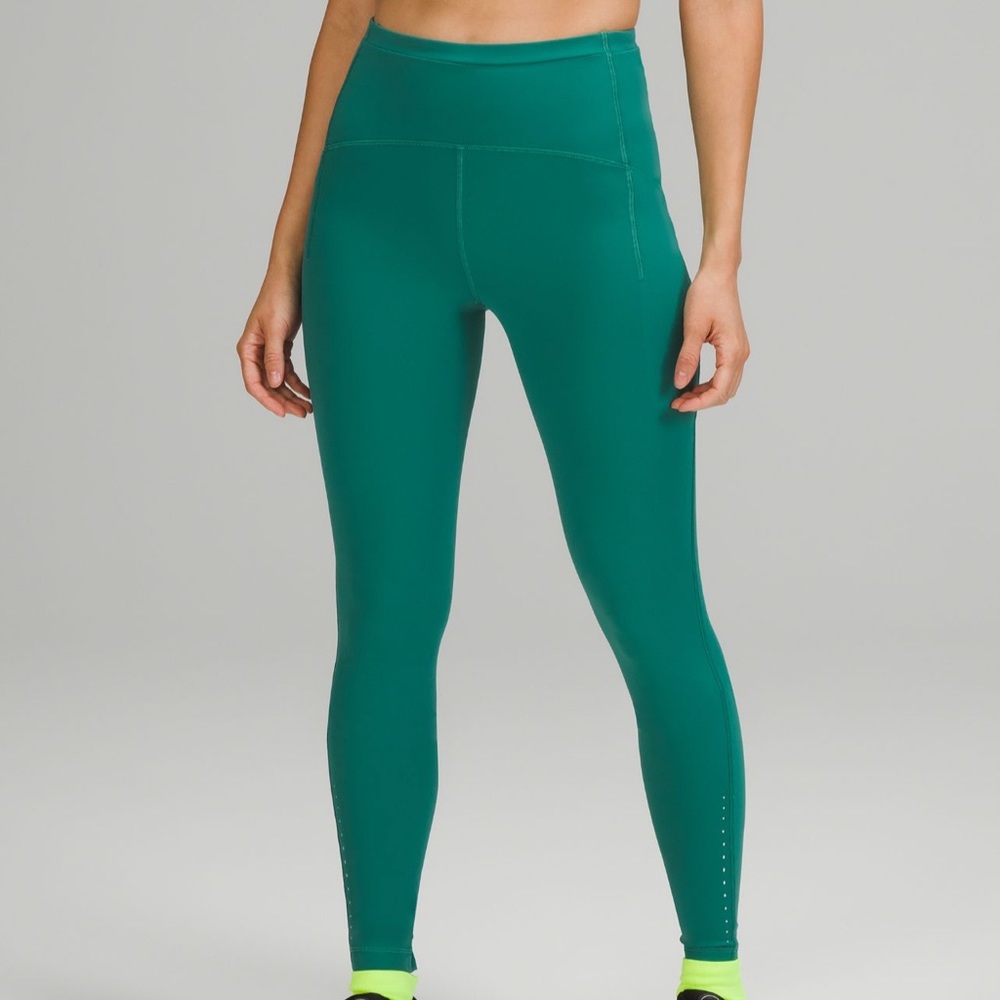 Swift Speed High Rise Tight 28” Size 16 Teal Lagoon